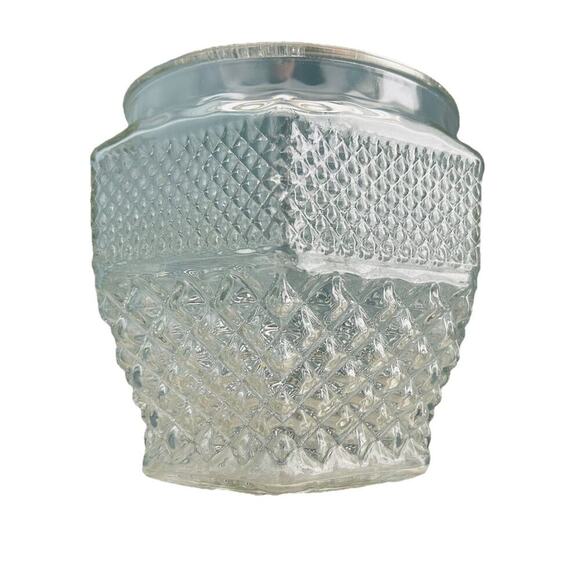 Vintage Wexford Cookie Jar Anchor Hocking 7" x 7" #602 Read Vase Pot Planter - Picture 3 of 10